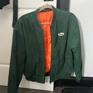 Brixton reversible Green Bomber Jacket
